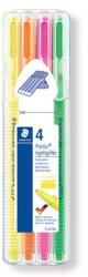 STAEDTLER Szövegkiemelő készlet, 1-4 mm, STAEDTLER " Triplus 362" , 4 különböző szín