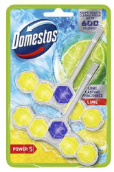 Domestos WC frissítő blokk, 2 db-os, DOMESTOS " Power 5" , lime