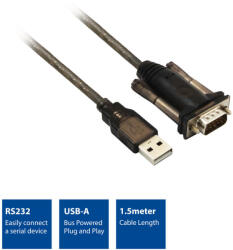 ACT USB / soros port kábel 1.5m fekete ACT (AC6000)