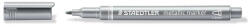 STAEDTLER Dekormarker, 1-2 mm, kúpos, STAEDTLER " 8323" , ezüst