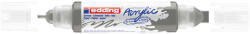 edding Akril marker 2-3mm, és 5-10mm, 3D kétvégű Edding 5400 antracit (7580247020) - toptoner