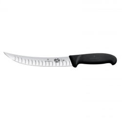 Victorinox Fibrox henteskés, barázdált pengével (20 cm) merev, ívelt, vékony