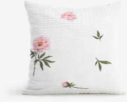 Goldea krepp párnahuzat - pünkösdi rózsamintás 50 x 50 cm