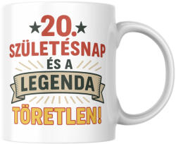 20. Születésnap legenda születésnapi bögre (20_Szuletesnap_legenda_szuletesnapi_bogre)