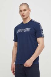 Guess t-shirt ARLO sötétkék, nyomott mintás, Z4GI18 J1314 - sötétkék L