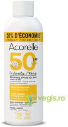 ACORELLE Rezerva Spray cu Protectie Solara pentru Copii SPF50 cu Ulei de Karanja si Propolis Bio 150g
