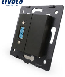 LIVOLO Priza cu mufa VGA mama Livolo SmartElectro IntelligentHouse (VL-C7-1VG1-12)