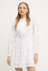 GUESS pamut ruha AUDREY - fehér XS