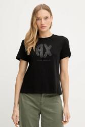 Giorgio Armani pamut póló fekete, XW000548 AF10359 - fekete M
