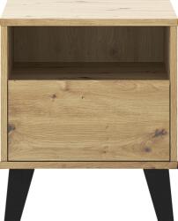 Mobikon Noptiera DTD stejar artisan Bogan 40x38, 8x45, 6 cm (0000409108)