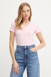 Giorgio Armani t-shirt rózsaszín, XW000606 AF10355 - rózsaszín L