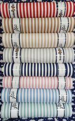 SABAEV Bumbac Satinat 100% Engross - Latiime 240 cm, Lungime 30 ml, Ideal pentru Lenjerii de Pat și Proiecte Textile dungi