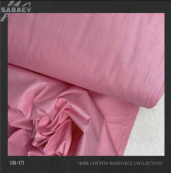 SABAEV Material Bumbac Satinat Uni Engros - Stofa Lenjerii 240 cm Latime Producatori sb 171 roz