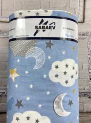 SABAEV Bumbac Satinat 100% Engross - Latiime 240 cm, Lungime 30 ml, Ideal pentru Lenjerii de Pat și Proiecte Textile 5058 roz