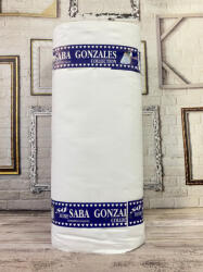 SABAEV Rola Panza Alba 150 cm din Bumbac 100% - Ideala pentru Lenjerii de Pat si Proiecte Diverse Rola100 ml