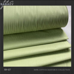 SABAEV Material Bumbac Satinat Uni Engros - Stofa Lenjerii 240 cm Latime Producatori sb 127 verde