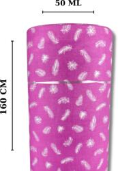  Material Nanghin Inlet Engros 100% Bumbac - 160 cm Latime, 50 ml, 180 gr/mp2 - Fulgi Roz pentru Perne, Burdufuri si Sacose