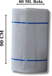 SABAEV Rola Panza Alba 90 cm din Bumbac 100% - Ideala pentru Lenjerii de Pat și Proiecte Diverse Rola 40 ml
