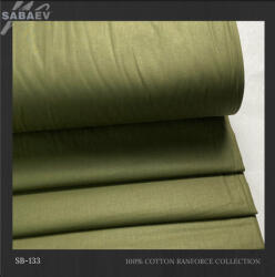 SABAEV Material Bumbac Satinat Uni Engros - Stofa Lenjerii 240 cm Latime Producatori sb 133 kaki