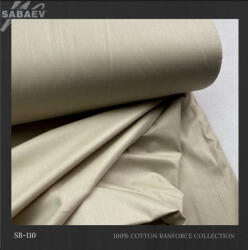 SABAEV bumbac satinat uni sb 110 crem 240 cm material bumbac ranforce Oeko-Tex 5 ML