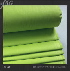 SABAEV Material Bumbac Satinat Uni Engros - Stofa Lenjerii 240 cm Latime Producatori sb 128 verde