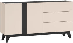 Komód SABLE 03 kasmír / fekete