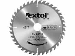Extol körfűrészlap, keményfémlapkás, 115×22, 2mm(lyuk átm), T24; 2, 6mm lapkaszélesség, max. 11000 ford/perc