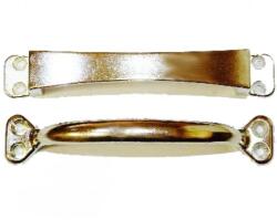 Földes Merev fogantyú bútorhoz szögletes 110 nikkel (784901020110)