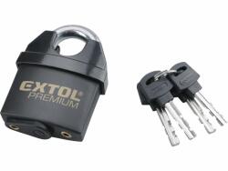 Extol Premium biztonsági lakat, levágás elleni védelemmel, festett, vízálló, 4db kulcs; 60mm