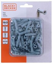 Tipli készlet 6x30mm 160db Black&Decker