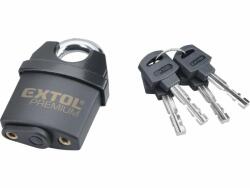 Extol Premium biztonsági lakat, levágás elleni védelemmel, festett, vízálló, 4db kulcs; 50mm