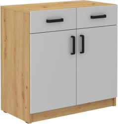 Komód MALTIS MT05 dąb artisan / világosszürke
