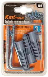 Képakasztó+tipli 5x70mm 3db-os KMT