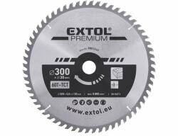 Extol körfűrészlap, keményfémlapkás, 300×30mm(lyuk átm), T60; 3, 2mm lapkaszélesség, max. 5000 ford/perc