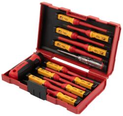 Kendo VDE szigetelt csavarhúzó készlet 12+1r. SL+PH+PZ+TX+fázisceruza No. 20485