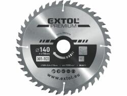 Extol körfűrészlap, keményfémlapkás, 140×16mm(lyuk átm), T30; 2, 8mm lapkaszélesség, max. 9000 ford/perc