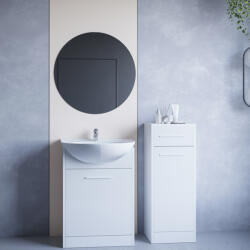 Fürdőszoba bútor tükörrel NAPP MINI fehér laminált