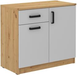 Komód MALTIS MT22 artisan tölgy / világosszürke