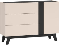  Komód SABLE 04 kasmír / fekete