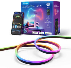 Govee Neon szalagfény 2 (4 m) Fekete (GOVH61D4C11) (GOVH61D4C11) - pepita - 34 660 Ft