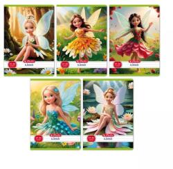 Herlitz Flower Fairy: A5-ös vonalas füzet, 4. osztálytól - többféle (400200781) - jateknet