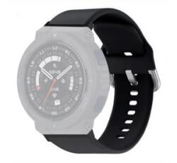 gigapack Pótszíj (egyedi méret, szilikon) FEKETE Amazfit Active Edge ' csomagolás' (GP-164597)
