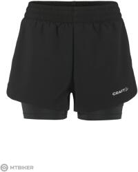 Craft ADV Essence 2-in-1 II női rövidnadrág, fekete (XL)