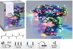 Karácsonyi Füzér Kültéri 180Led 13, 5M Multicolor 1 db