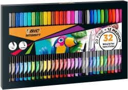 BIC Set 32 linere BIC Intensity, 20 fine linere si 12 medium linere 972135