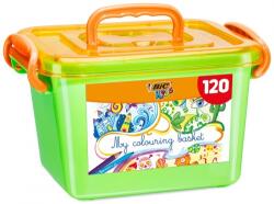 BIC Set de colorat BIC, My Colouring Basket, 60 markere de colorat, 60 creioane de colorat 9484262