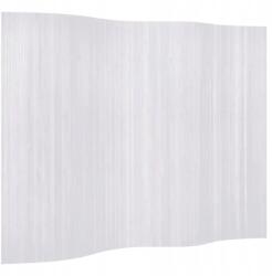 VidaXL Bambusz paraván, fehér, 250 x 165 cm (241670)