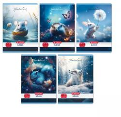 Herlitz Wonderland: Caiet A5 cu linii - clasa 2, 16-32 - mai multe opțiuni (400200790)
