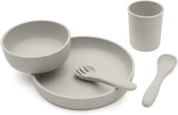Kikkaboo Сет за хранене Kikkaboo - Platinum Silicone, Sand, 5 части (31302050002)