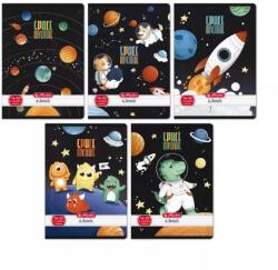 Herlitz Space Adventures: A5 vonalas füzet, 2. osztályos, 16-32 - többféle (400200791) - jatekbolt